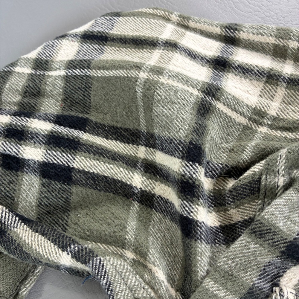 Stillwater Supply Co Mens 2XL Heavy Flannel Plaid Shacket Green Black Tartan - Picture 11 of 16